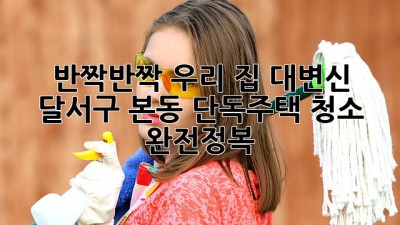 ✨반짝반짝✨ 우리 집 대변신! 달서구 본동 단독주택 청소 완전정복🧹